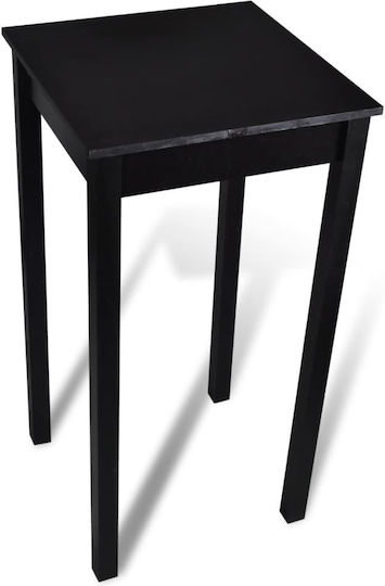 Bar Pătrat Negru 55x55x107 cm Bar Pătrat Negru 55x55x107 cm
