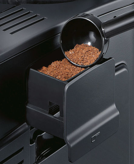 Siemens Eq.6 Plus S100 Αυτόματη Μηχανή Espresso 1500W Πίεσης 15bar με Μύλο Άλεσης Μαύρη TE651319RW