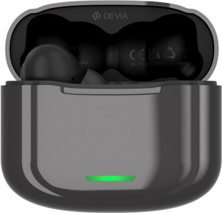 Devia Star E1 In-ear Bluetooth Handsfree Earphones with Charging Case Black