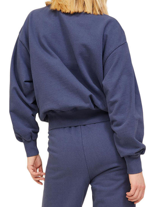 Long Women's Sweatshirt Navy Blue