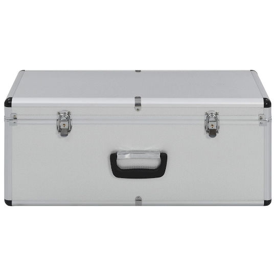 vidaXL Cutie de scule din aluminiu pentru depozitare de unelte L62.5cm x l28cm x h27cm 2 bucăți 91850