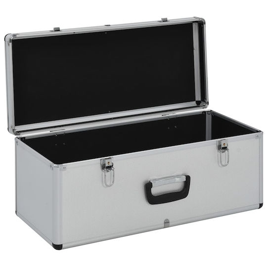 vidaXL Cutie de scule din aluminiu pentru depozitare de unelte L62.5cm x l28cm x h27cm 2 bucăți 91850