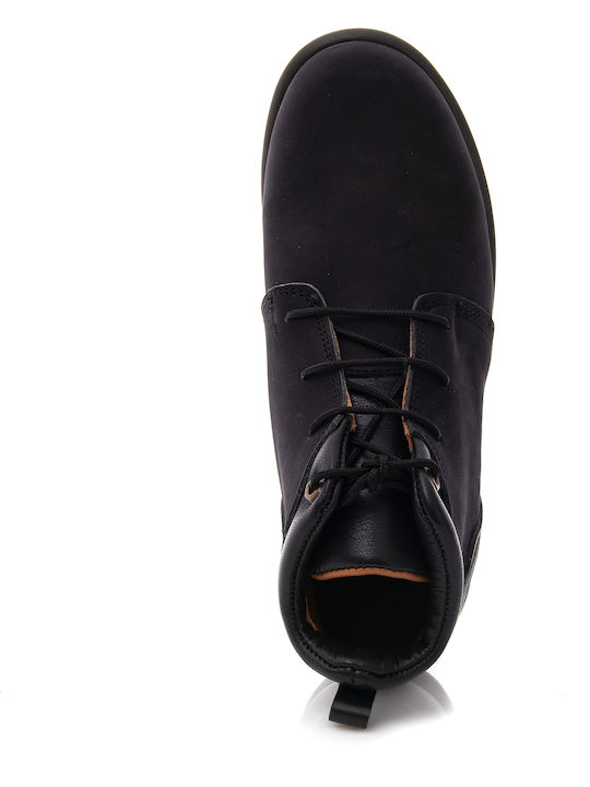 Milkaukee Leather Black Men's Boots