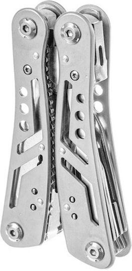 Trizand Multi-tool Survival 12 tools Silver with Blade made of Stainless Steel in Sheath