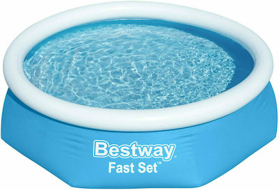 Bestway Fast Set Πισίνα Φουσκωτή 244x244x61εκ.