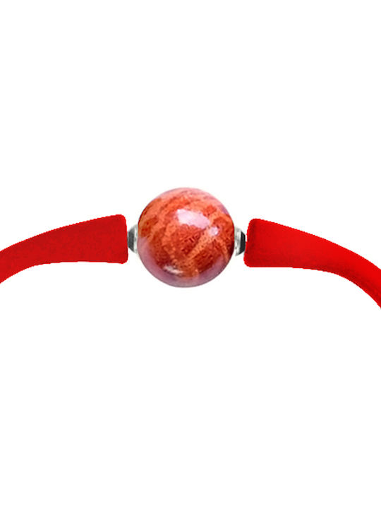 Bracelet with Coral 14mm Red Elastic Silicon - R122715C