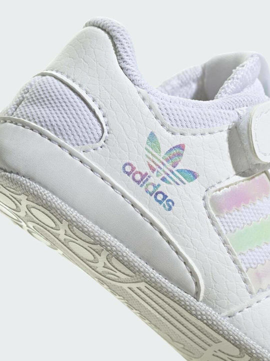 adidas Soft Sole Baby Sneakers White Forum Low