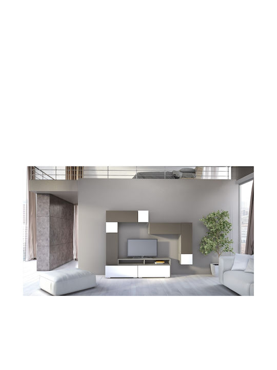 Wohnzimmer TV-Einheit Smart No 7A Weiß L272xB45xH200cm