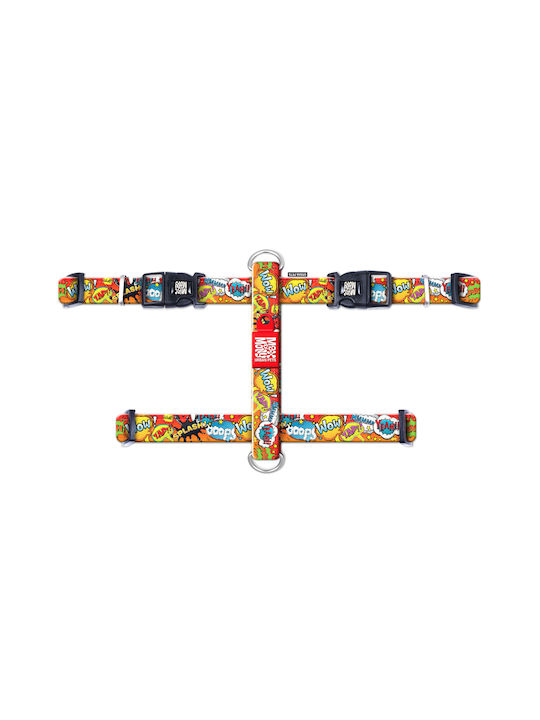 Max & Molly Dog Harness Heroes Orange X-Small 1mm x 32-40cm MM0247