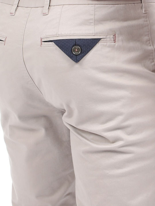 Παντελόνι Chino Ελαστικό σε Slim Εφαρμογή Μπεζ