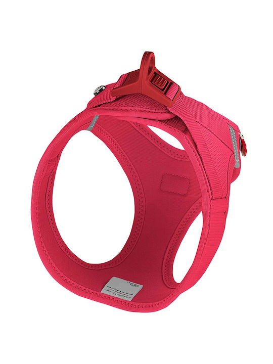 Curli Hundegeschirr Weste Clasp Air-Mesh Rot Groß 49-55cm