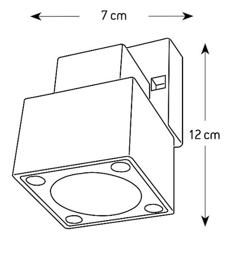 Arapidis Wall-Mounted Outdoor Ceiling Light GU10