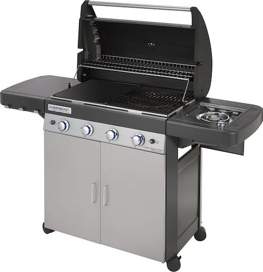 Campingaz 4 Series Classic LS Plus Gasgrill Rost 78cmx45cmcm mit 4 cm 12.8kW und Seitenbrenner