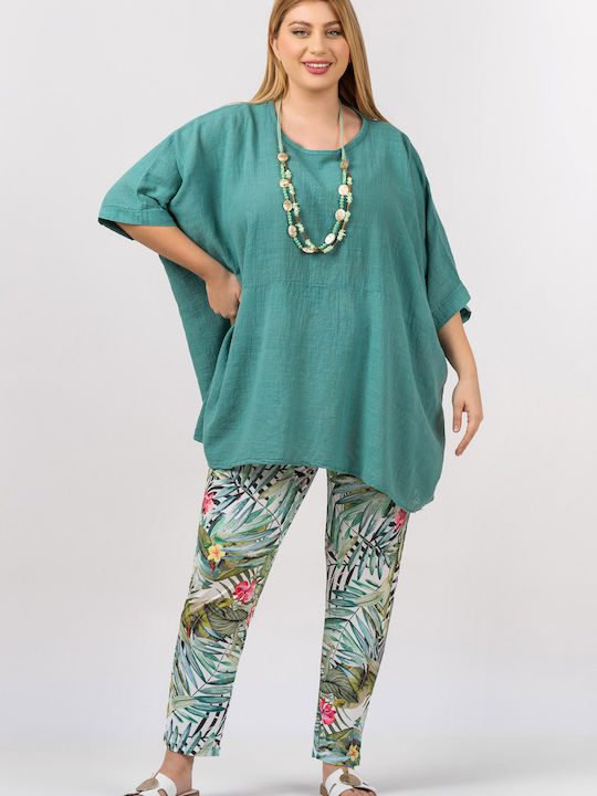 Summer Tunic Short Sleeve Pink