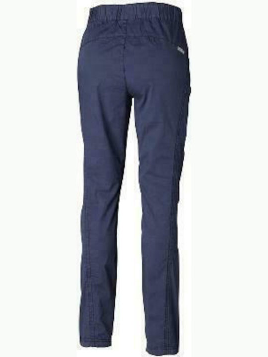 Columbia Elevated Women's Cotton Trousers in Regular Fit Navy Blue