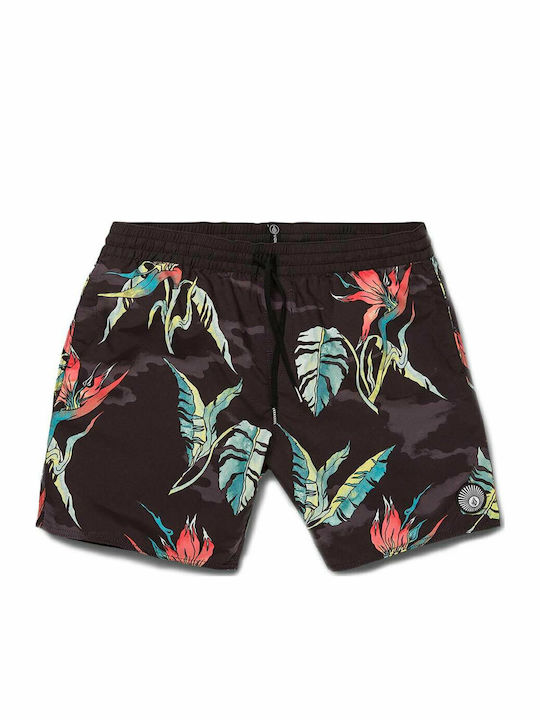 Beach Bunch Ανδρικό Μαγιό Σορτς Μαύρο Floral