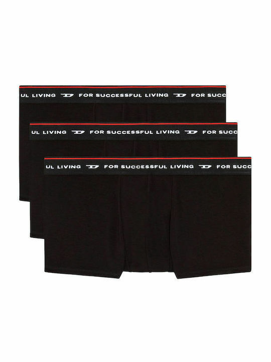 Herren Boxershorts Schwarz 3Packung