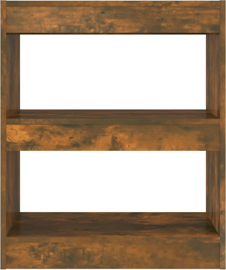 Βιβλιοθήκη Καπνιστή Δρυς 60x30x72εκ.