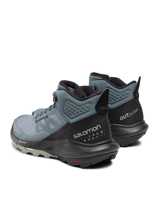 Salomon Outpulse Women's Hiking Boots Waterproof with Gore-Tex Membrane Stormy Weather Black