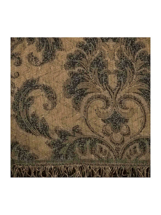 Cotone Victoria Ριχτάρι Τετραθέσιου Καναπέ Chenille 170x340εκ. Χρυσαφί 106340