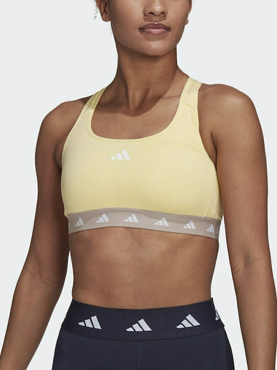 Women's Sports Bra without Padding Almost Yellow / Grey