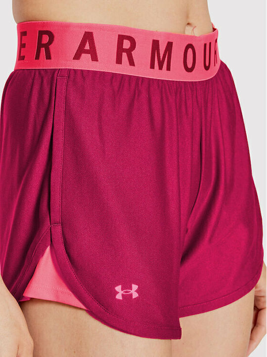Play Up Women's Sporty Shorts Burgundy