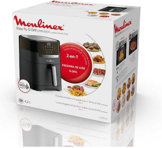 Moulinex Easy Fry & Grill Digital EZ5058 Air Fryer 4.2lt Μαύρο