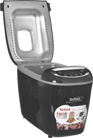 Tefal Bread Of The World Bread Maker 1600W with Container Capacity 1500gr and 3 Baking Programs