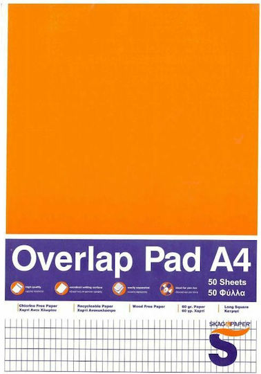 Skag Overlap Notepad 50 Sheets A4 Ruled