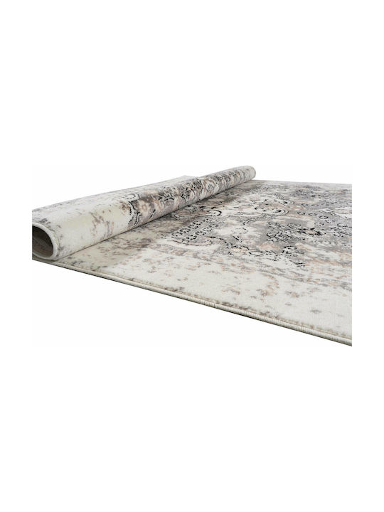 Polcarpet 2033 Σετ Μοντέρνα Χαλιά Κρεβατοκάμαρας Dark Grey White 3τμχ