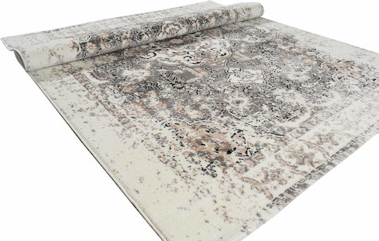 Polcarpet 2033 Σετ Μοντέρνα Χαλιά Κρεβατοκάμαρας Dark Grey White 3τμχ
