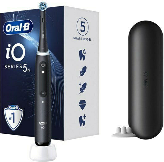 Oral-B IO Series 5 Electric Toothbrush with Pressure Sensor and Travel Case Black
