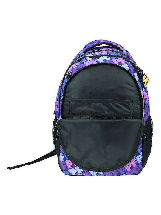 Paul Frank Sweet Escape School Bag Backpack Elementary, Elementary Purple with Water Bottle Holder 30Liters