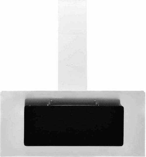 vidaXL Каминен аспиратор 90см Inox