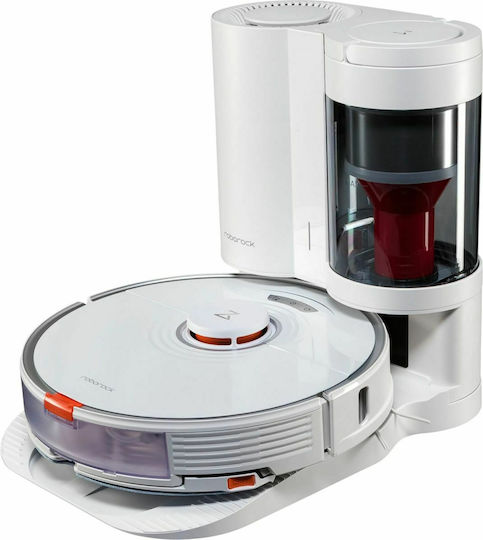 Roborock S7 + Smart Robot Vacuum / Mopping Cleaner Roboterstaubsauger zum Saugen & Wischen mit Kartierung und Wi-Fi Weiß
