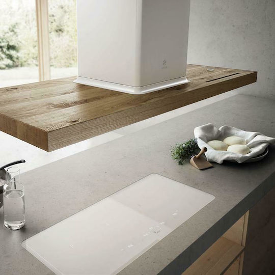 Elica Bio Island WH/A/120X53 Rovere Insulă Hotă 120cm Alb