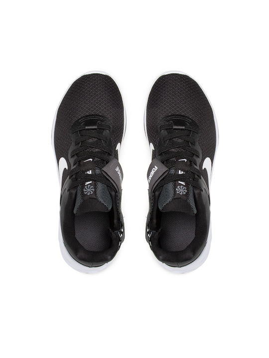 Revolution 6 FlyEase Next Nature Damen Sportschuhe Laufen Black / White / Dark Smoke Grey