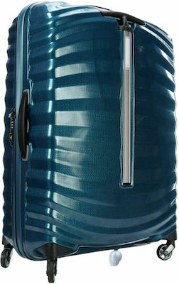 Samsonite Lite-Shock Spinner Großer Reisekoffer Hartschalen Petrol Blau mit 4 Räder Höhe 75cm