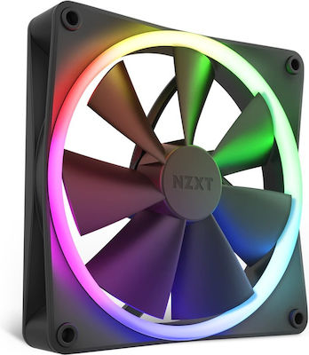 NZXT F120 RGB Вентилатор за кутия с връзка 4-изводна ШИМ 3бр