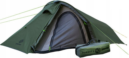Peme Forest Winter Mountaineering Camping Tent Khaki with Double Cloth for 2 People Waterproof 4000mm 275x150x120cm