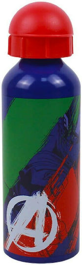 Gim Avengers Kinderflasche Rächer Aluminium mit Schraubverschluss Auslaufsicher 520ml