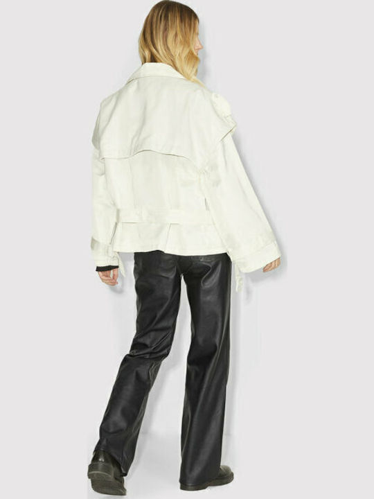 Damen Stoff Hose Schwarz