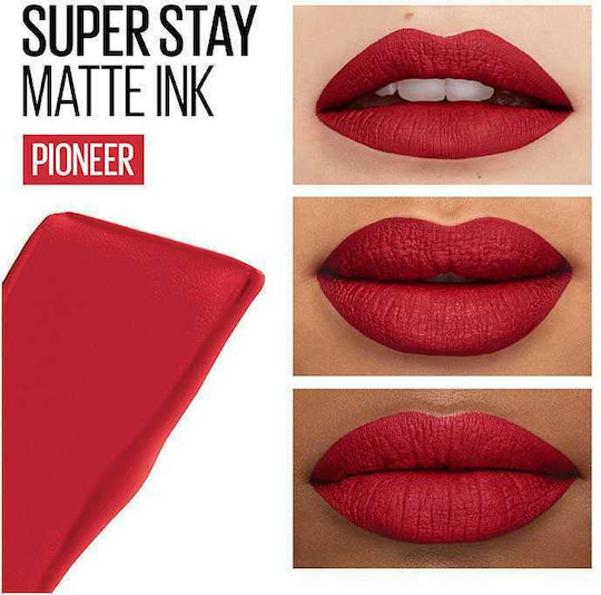 Maybelline Super Stay Matte Ink 2τμχ Set Long Lasting Liquid Lipstick Matte 20 Pioneer