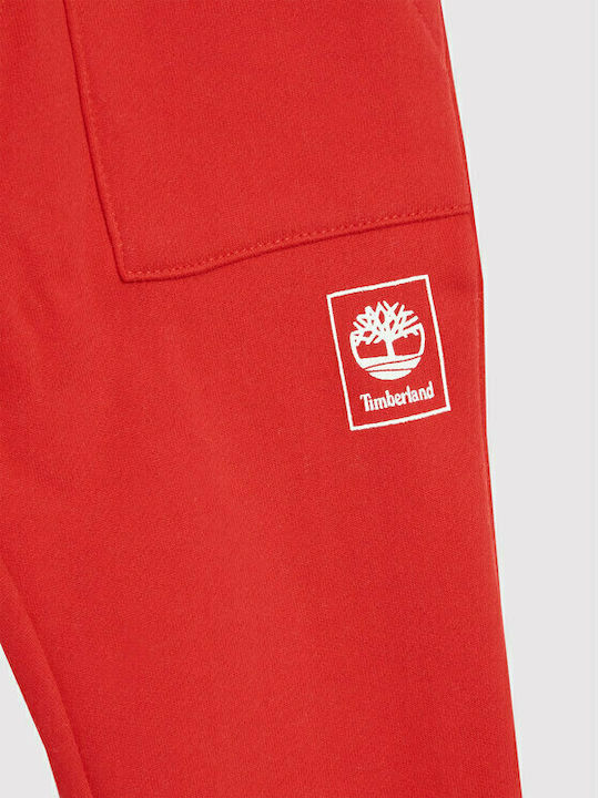 Timberland Copilăresc Pantalon de Trening Roșu 1buc