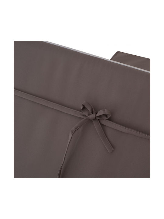 HomeMarkt Μαξιλάρι Ξαπλώστρας με Πλάτη Sifnos Γκρι 119x78εκ.