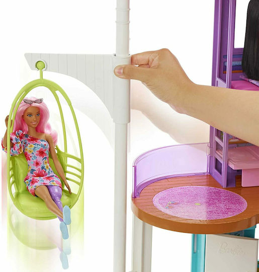 Barbie Vacation House Plastic Dollhouse