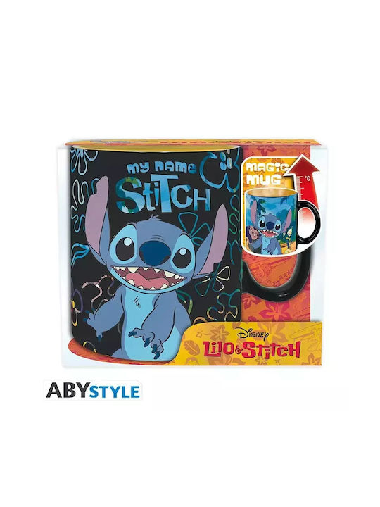 Abysse Lilo & Stitch Wärmewechsel Tasse Keramik Mehrfarbig 1Stück