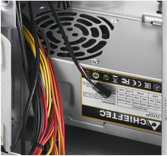 Chieftec BS-10B-300 Mini Tower Κουτί Υπολογιστή Μαύρο
