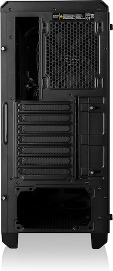 Modecom Oberon Pro Glass Gaming Middle Tower Carcasă PC cu Deschidere Laterală Neagră