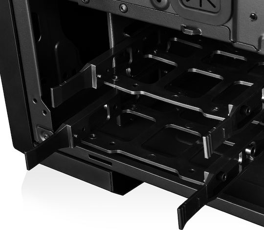 Modecom Oberon Pro Glass Gaming Middle Tower Carcasă PC cu Deschidere Laterală Neagră